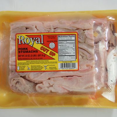 Royal Fresh Pork Stomachs - 32 oz. cut up