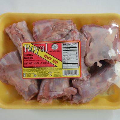 Royal Fresh Turkey Necks - 32 oz. Cut Up