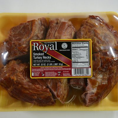 Royal Smoked Turkey Necks - 32 oz.