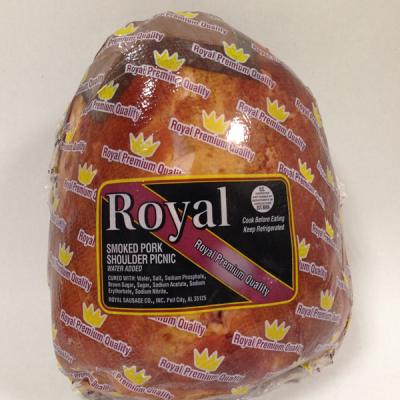 Royal Smoked Pork Shoulder Picnic - Full Size